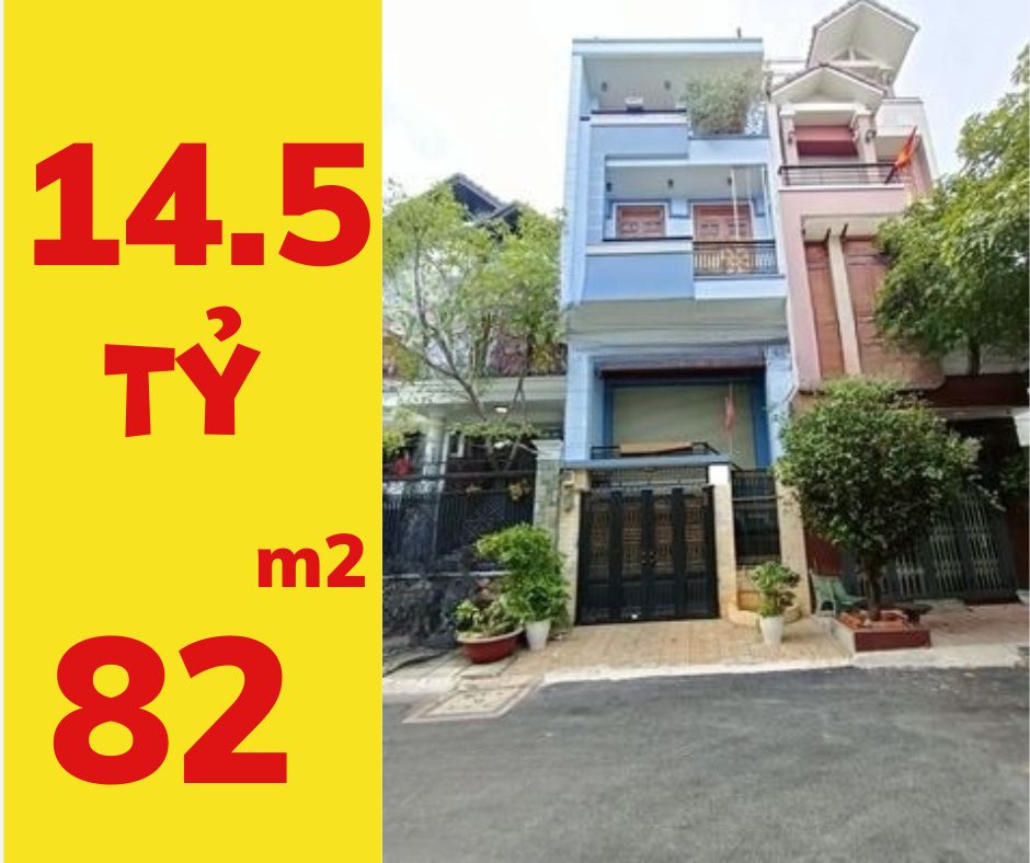 Bán Nhà 3 tầng Mặt Tiền KD Đường Số 37, 82m2, Giá 14.5 Tỷ, ôtô ngủ nhà, Tân Quy, Quận 7