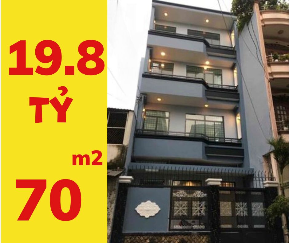 Bán Nhà 4 tầng siêu đẹp, Mặt Tiền KD, tốt nhất Lâm Văn Bền, 70m2, ngang 5.4m, giá 19.8 Tỷ, ôtô ngủ nhà, Bình Thuận,