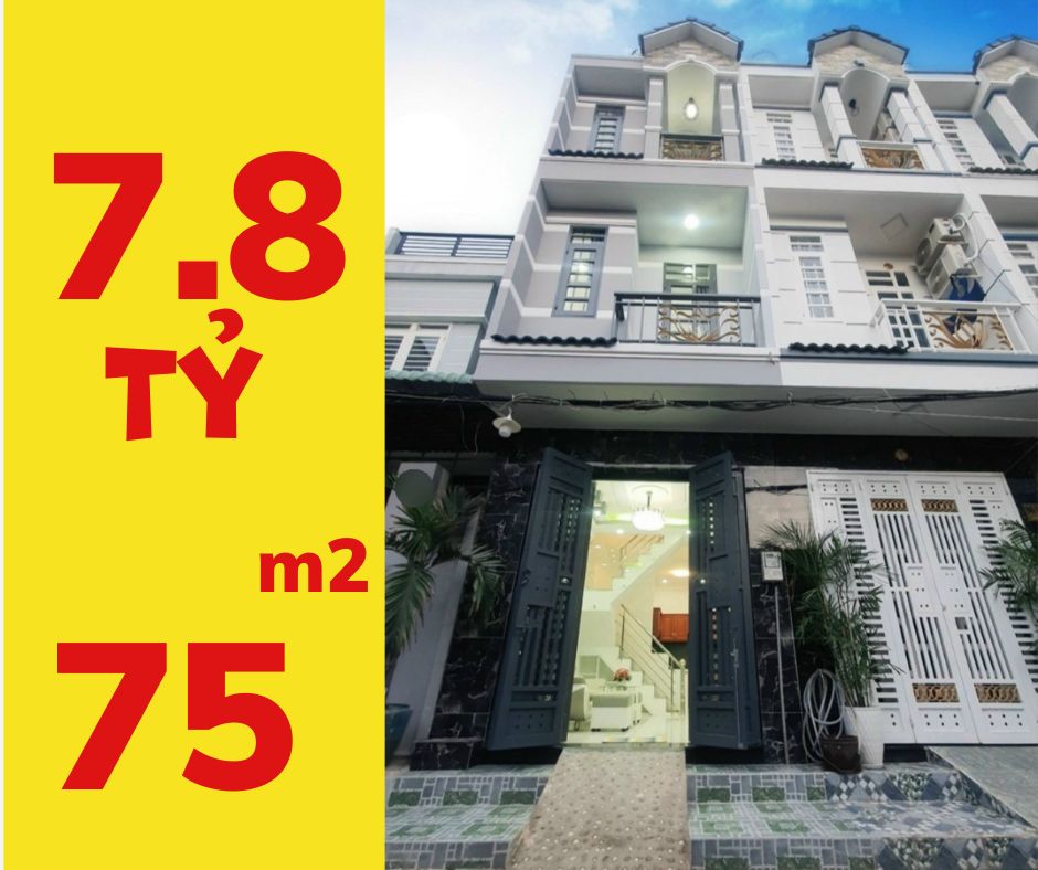 Bán Nhà Mặt Tiền 3 tầng, Nguyễn Thị Thập, Tân Quy, Quận 7, 5mx15m, giá chỉ 7.8tỷ