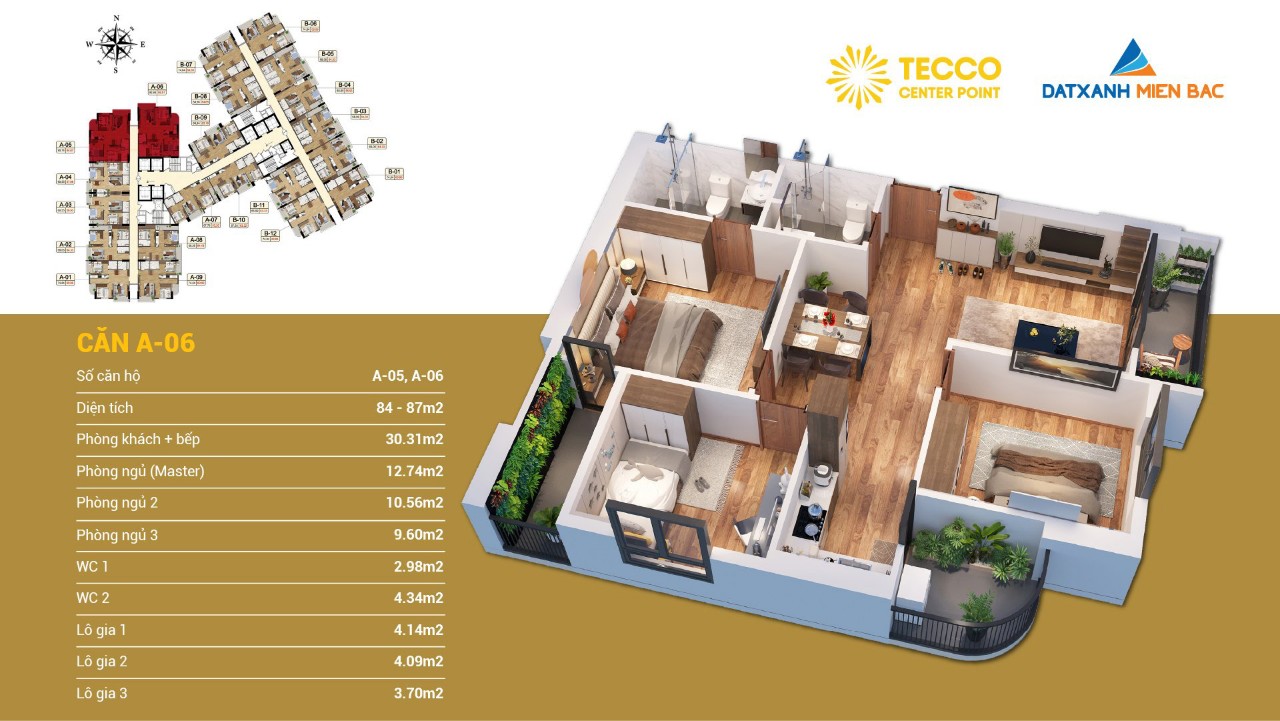 bán căn góc chung cư tecco center point thanh hóa