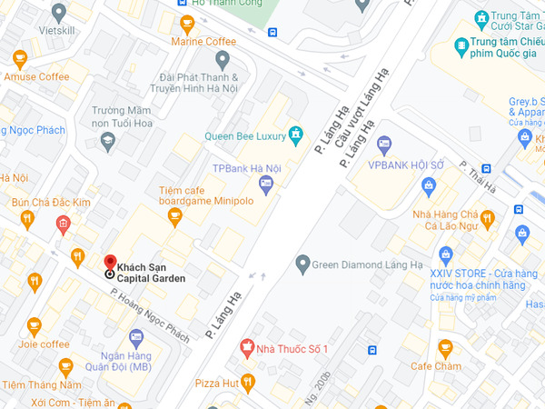 Vị trí khách sạn Capital Garden gần nhiều điểm tham quan khach-san-capital-garden