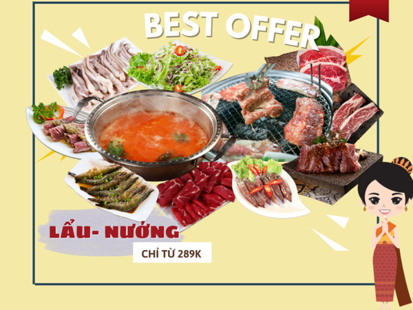 Buffet lẩu nướng ở Thai Pattaya có giá từ 289.000 đồng/người lau-nuong-lang-ha-Thai-Pattaya