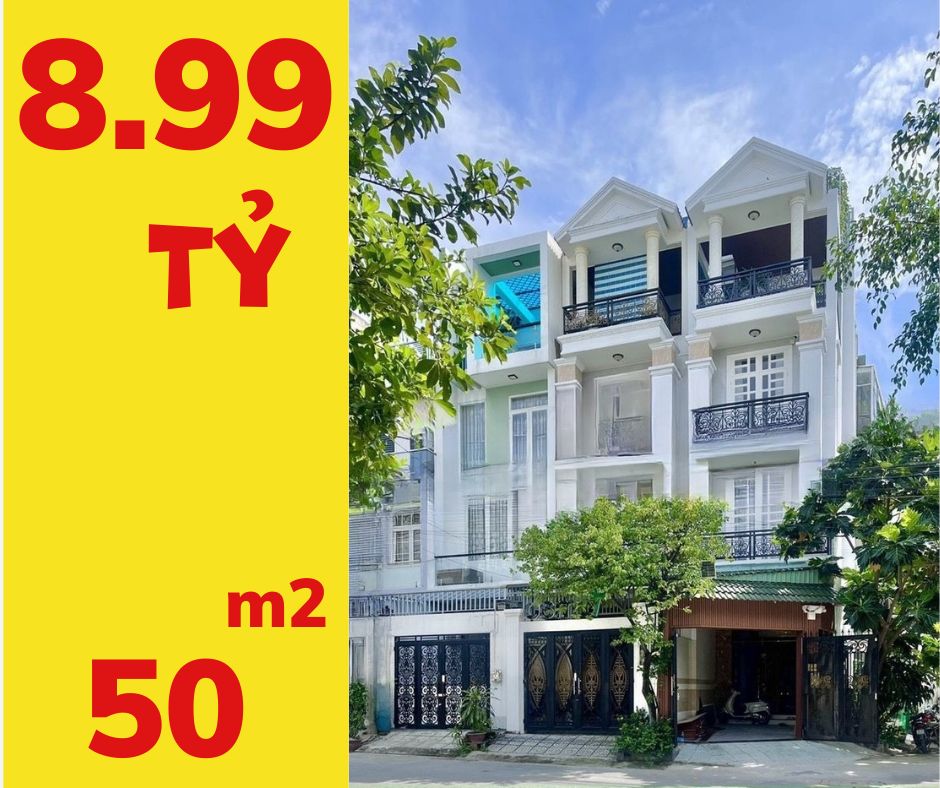 Nhà 4 tầng MT Vườn Điều lộ 5m, 4m x 12.5m, Giá 8.99 Tỷ, ô tô đỗ cửa, nhà mới ở ngay