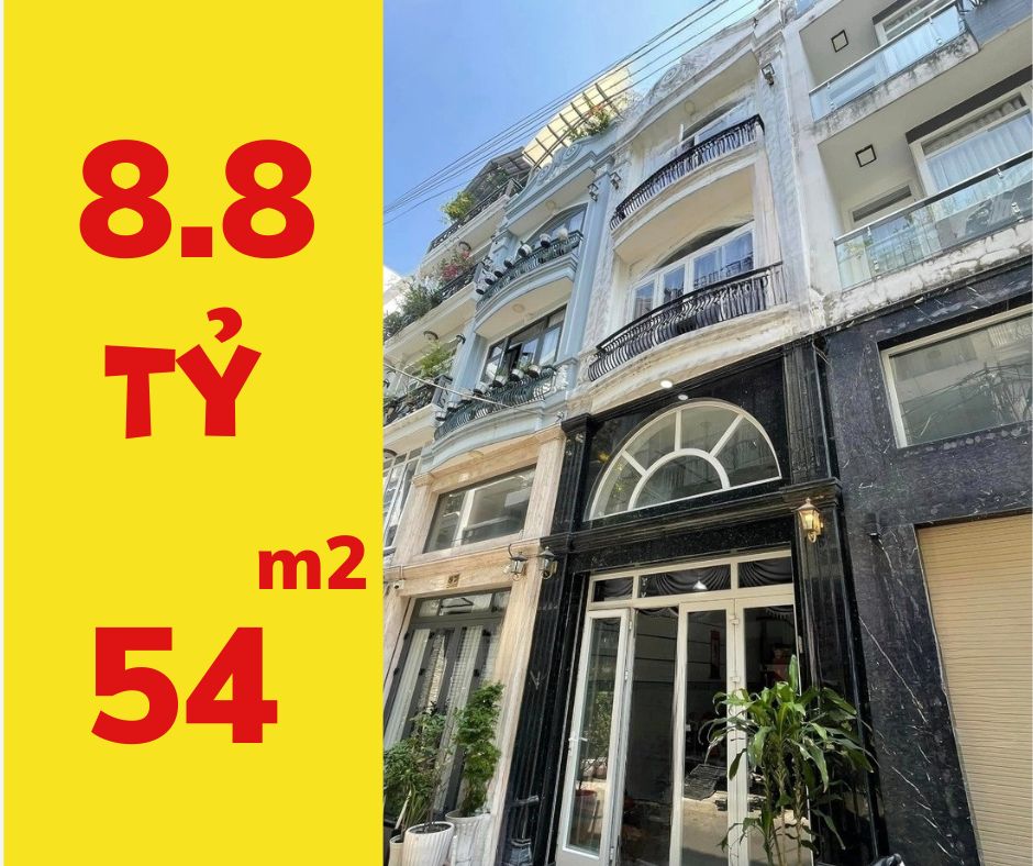 Nhà đẹp 5 tầng HXH Đường Số 45, 54m2, 4m x 13m, Giá 8.8 Tỷ, có thang máy, full nội thất, ôtô vào nhà