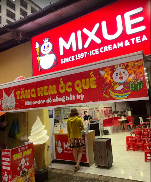 Các cửa hàng Mixue Gò Vấp mixue go vap 1
