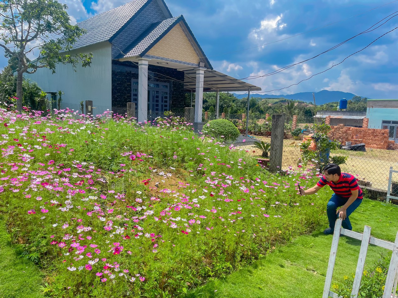 900tr (100%) sở hữu ngay 100m2 đất thổ ngay UBND Tân Lạc - Bảo Lộc, Sổ sẵn, dân cư đông đúc