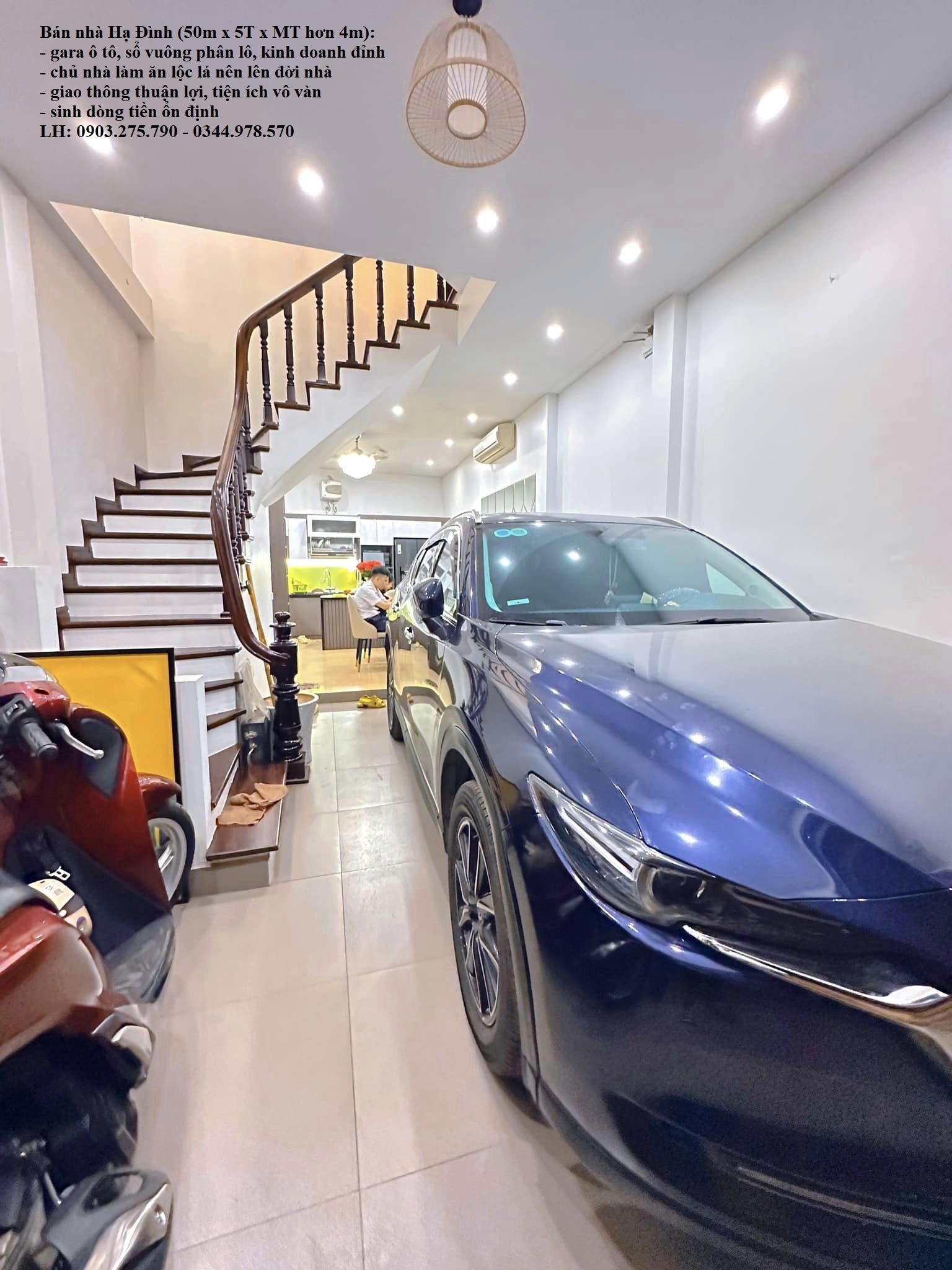 Gấp: bán nhà Hạ Đình, gara ô tô, sổ vuông phân lô, kinh doanh đỉnh, giá 8,5 tỷ