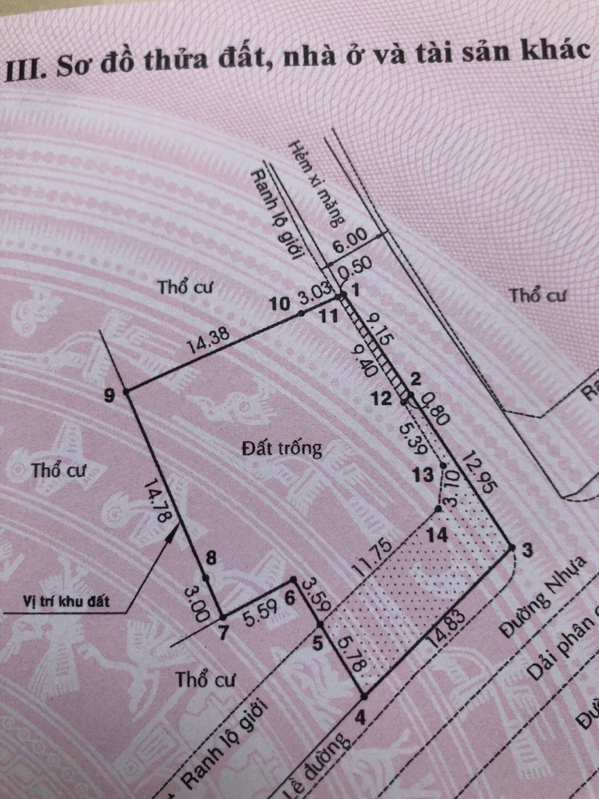 Bán gấp đất mặt tiền đường Xa Lộ Hà Nội, P. An Phú, TP. Thủ Đức - 435M- 65 TỶ