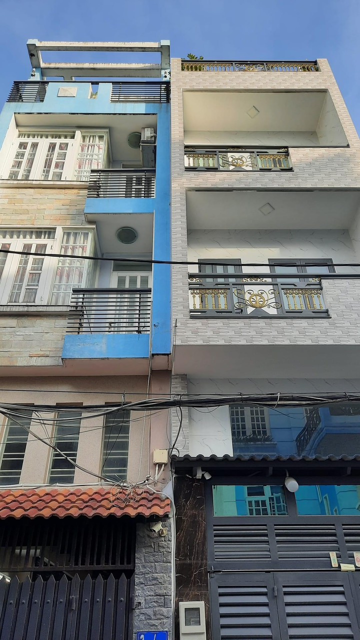 Hẻm xe hơi thông Bàn Cờ, Q3, 4 tầng, KD hay thuê CHDV đỉnh, 6PN, ngang 5.3m, 75m2, 12 tỷ