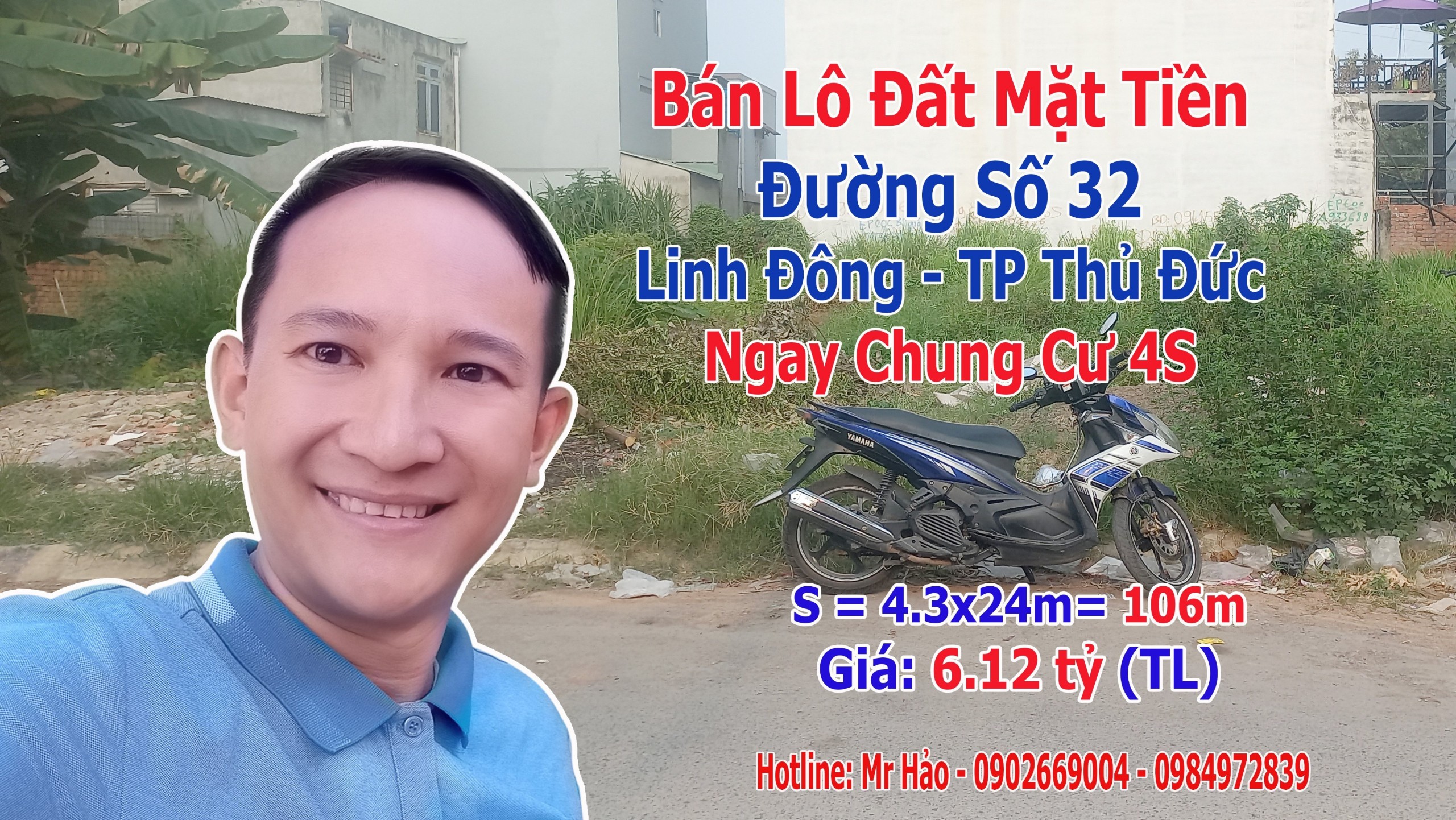 Bán Lô Đất Mặt Tiền Đường 32 Linh Đông, Thành Phố Thủ Đức