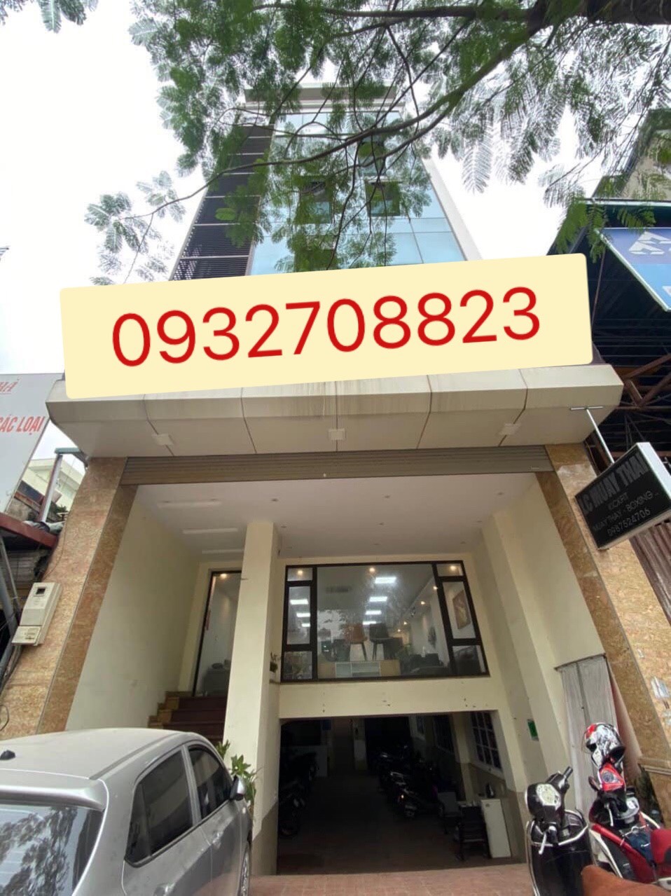 MẶT PHỐ QUAN HOA, CẦU GIẤY – 143M2 X 9 TẦNG THANG MÁY MỚI TINH - CHO THUÊ 6000USD/THÁNG