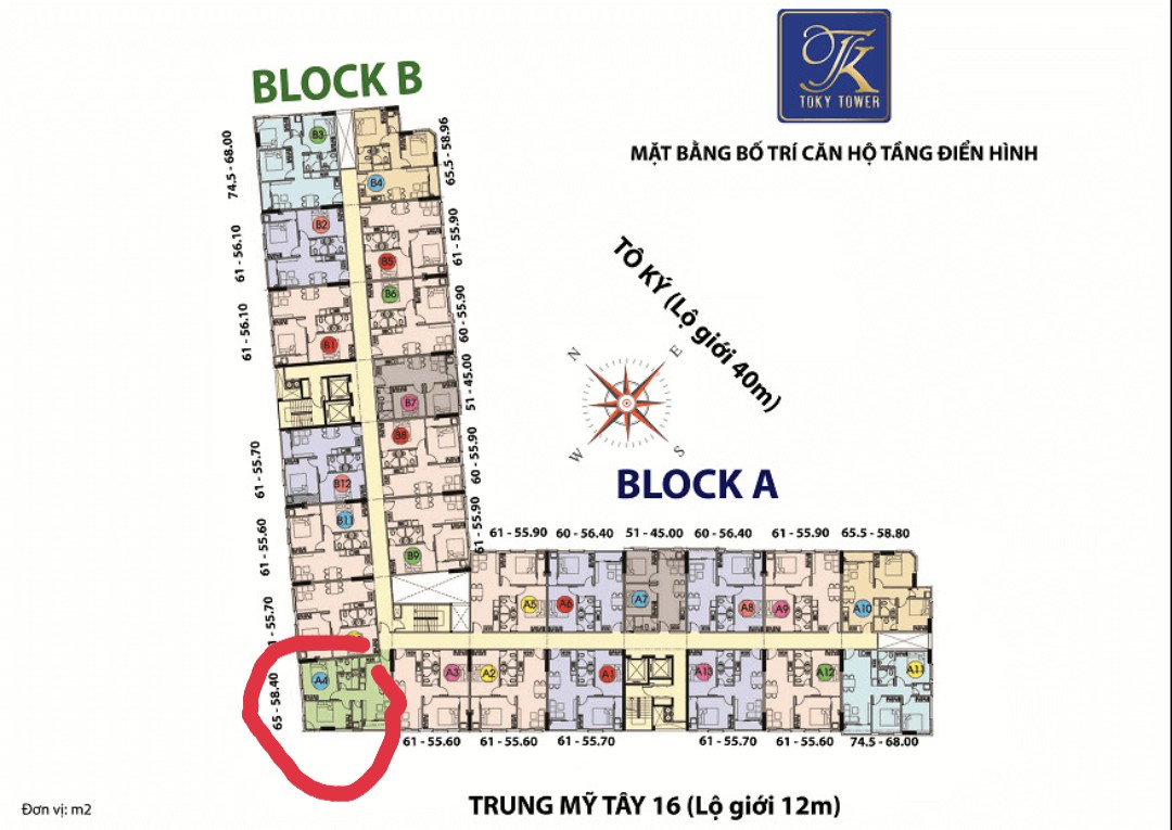 Duy nhất 1 căn 2PN 2 WC 2 view, còn thương lượng