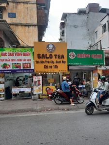 Cần sang nhượng cửa hàng Trà Sữa. Trà trái cây. Bánh Kẹp BALO TEA.