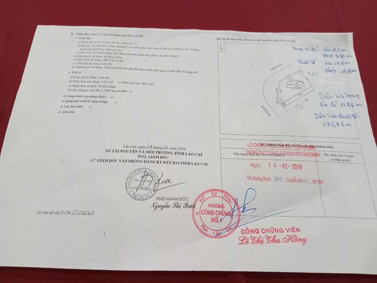 CHÍNH CHỦ CẦN BÁN 2 LÔ ĐẤT TẠI THÀNH PHỐ LÀO CAI