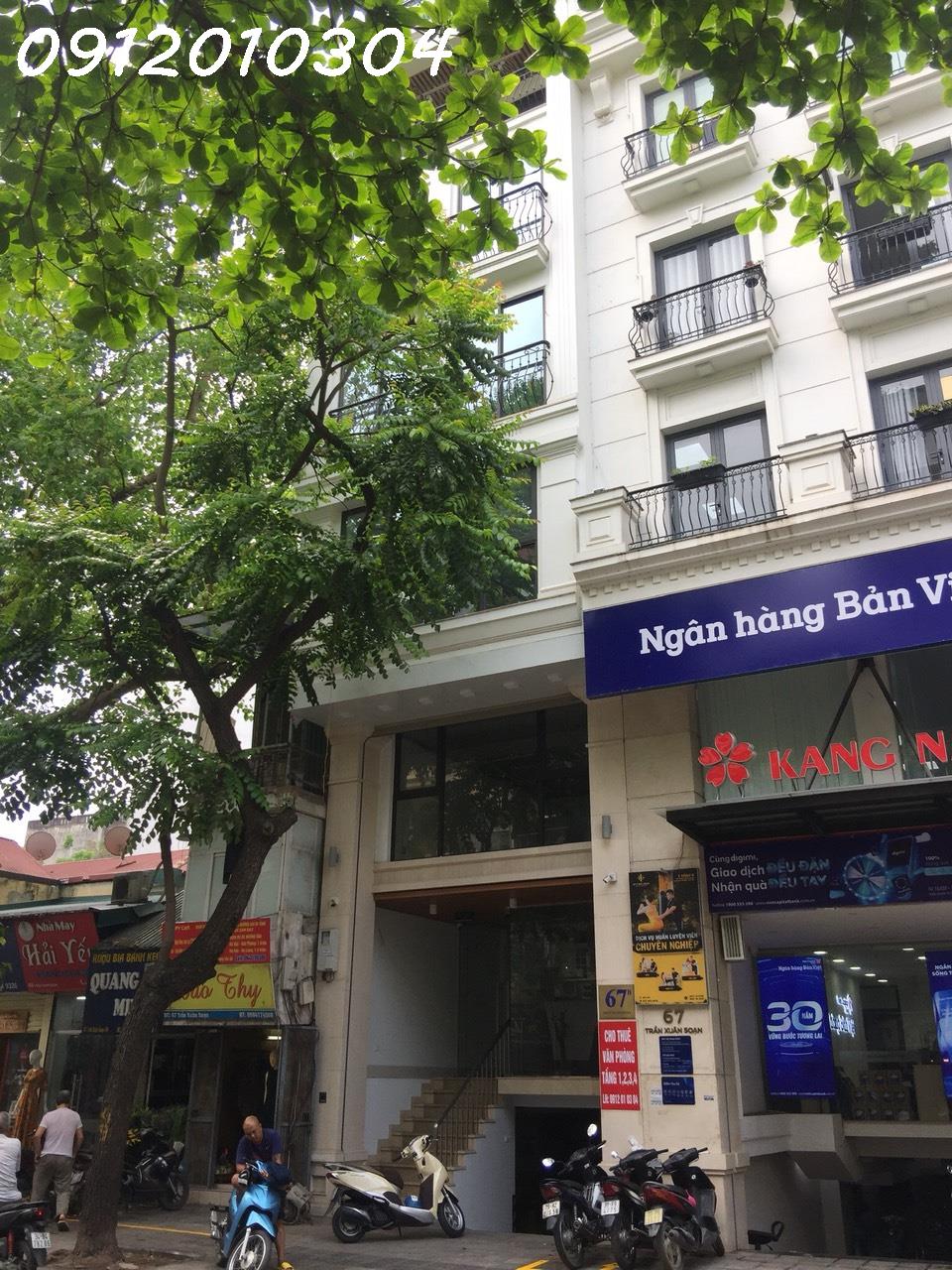 Nhà cho thuê 67b Trần xuân Soạn.P.Ngô Thị Nhậm.Hoàn Kiếm.HN