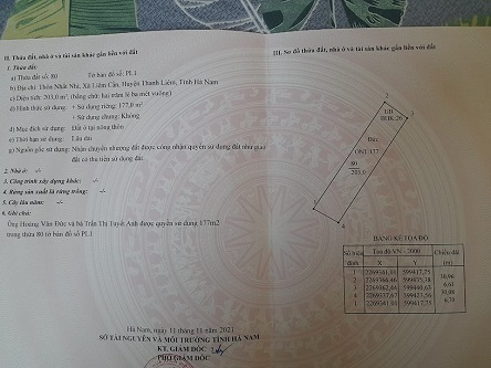 ĐẤT ĐẸP CHÍNH CHỦ CẦN BÁN LIÊM CẦN, THANH LIÊM, HÀ NAM