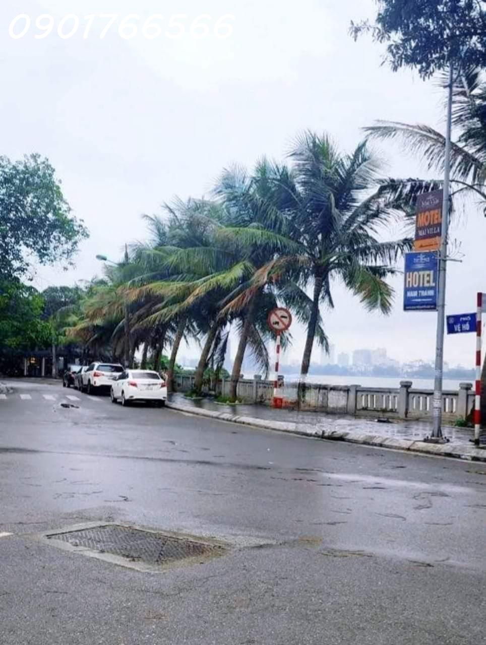 Bán nhà View Hồ Tây, Mặt Phố Vệ Hồ, Trung Tâm Quận Tây Hồ, 129m X 4T, Gía 44 TỶ.