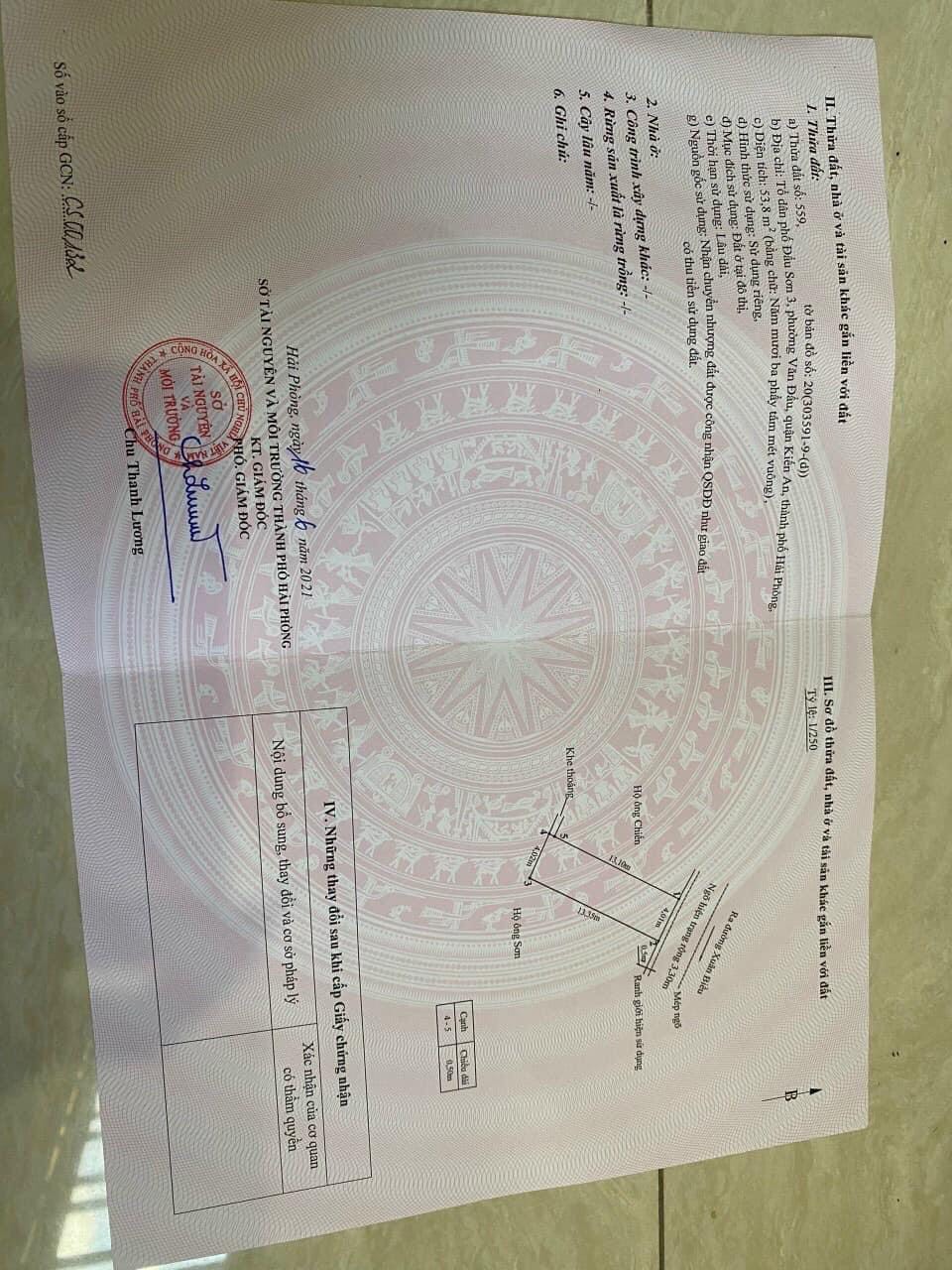 Bán nhanh 2 lô đất ngõ Xuân Biểu, Kiến An giá bình dân - phù hợp cho đôi vợ chông trẻ, thu nhập trung bình