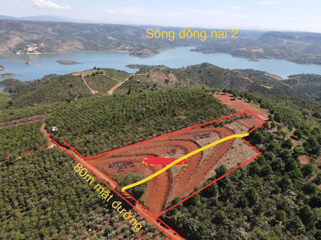 Di Linh Lâm Đồng lô đất hội tủ đủ các yếu tố nghỉ dưỡng chỉ hơn 700tr/1000m2