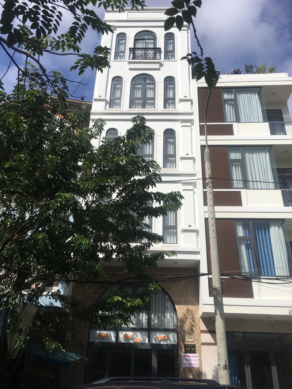 Chính Chủ Cho Thuê Nguyên Tầng 4 Bố Trí Một Căn Hộ 2 PN tách biệt tại 26 Huy Du, Sơn Trà, Đà Nẵng.