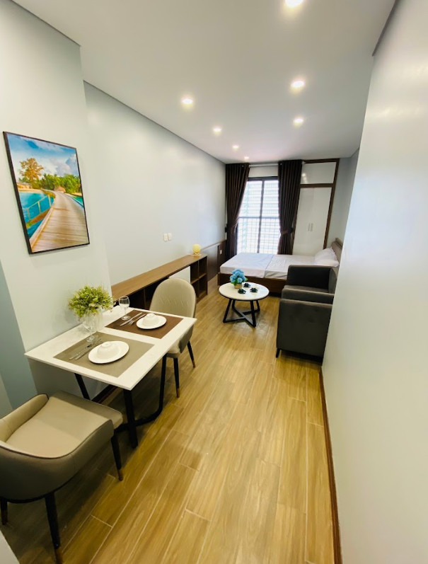 Cho thuê Căn hộ dịch vụ tại mặt Ngõ 279 Đội Cấn. Dt 34m2 Nhà mới Full nội thất. Chỉ 6tr