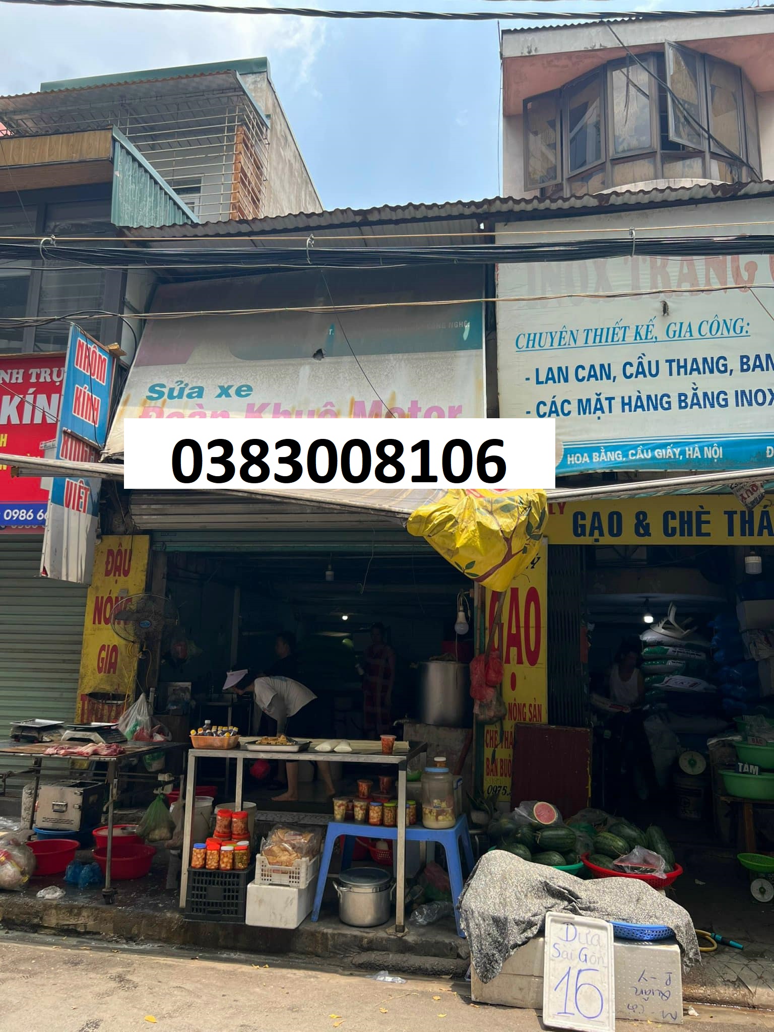 BÁN NHÀ MẶT PHỐ HOA BẰNG 58m2 - 10 tỷ - 2 MẶT TIỀN 1MẶT PHỐ, 1 MẶT NGÕ Ô TÔ THÔNG - NỞ HẬU