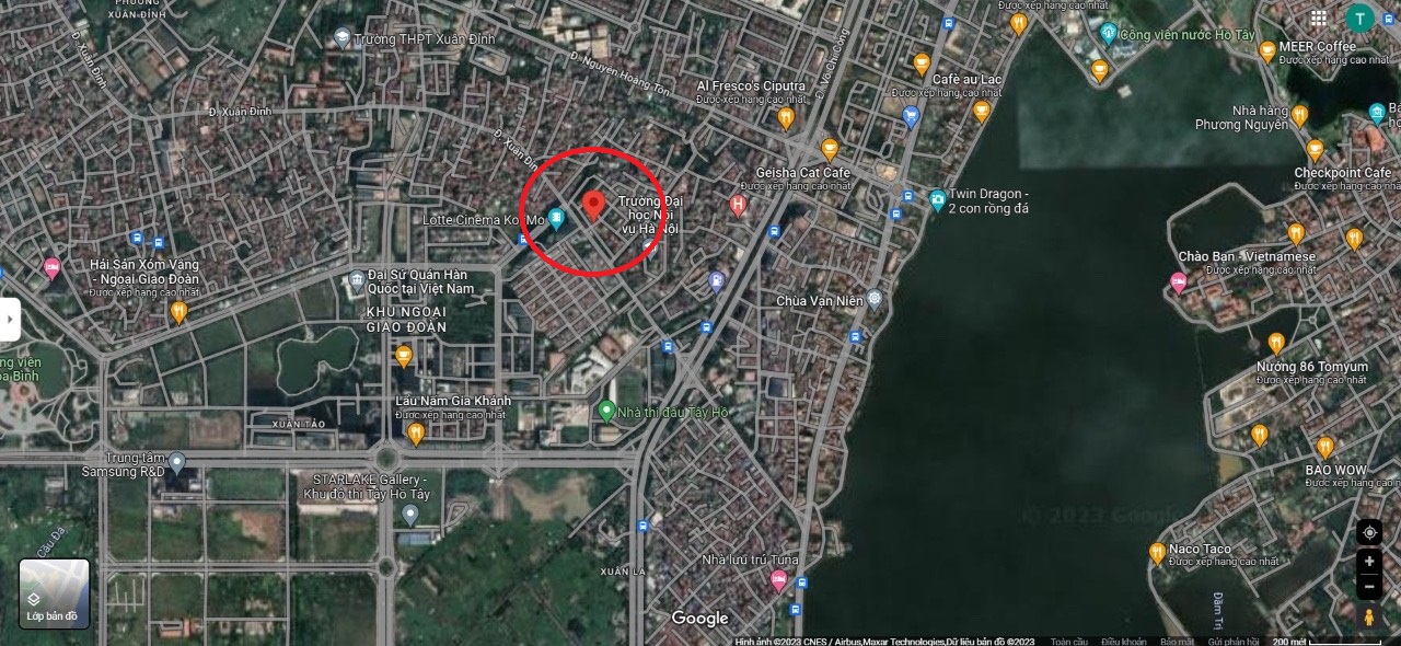 BÁN NHÀ LIỀN KỀ - KV NGOẠI GIAO ĐOÀN – 7 TẦNG THANG MÁY – ĐƯỜNG 10M