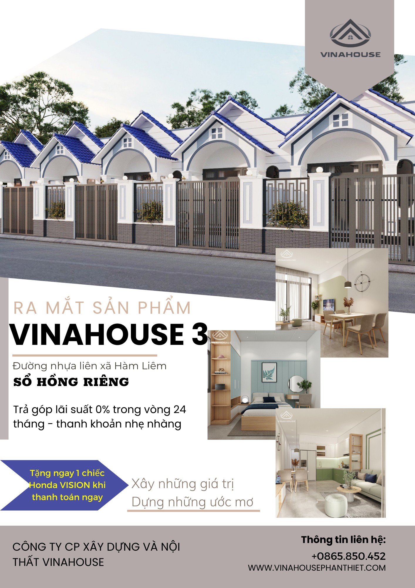 NHÀ MỚI 100% TRẢ GÓP 0 LÃI SUẤT TRONG 2 NĂM