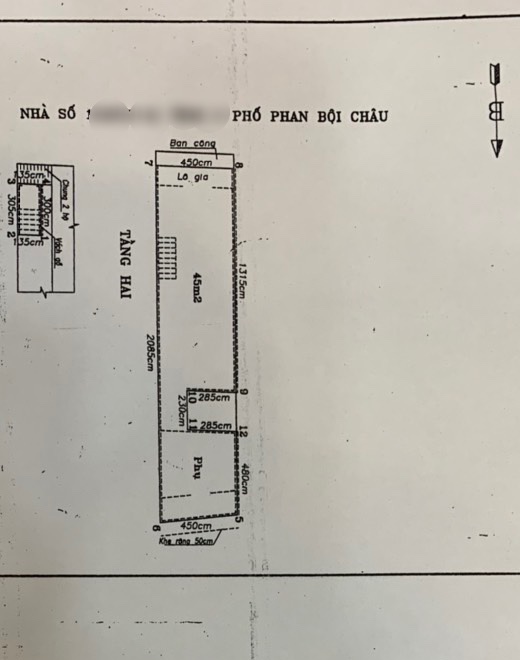 Nhà mặt đường Phan Bội Châu (gần chợ Tam Bạc) - 93m2 - 5,5 tầng - mt 4,5m - 18 tỷ