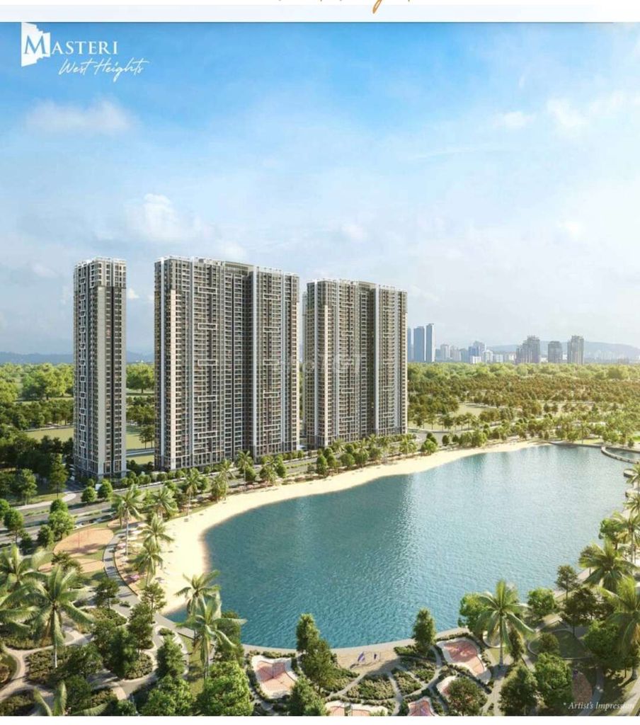 Bán Chung cư cao cấp Masteries West height view biển hồ Vinhome Smart city Tây Mỗ, Nam Từ Liêm, Hà Nội.