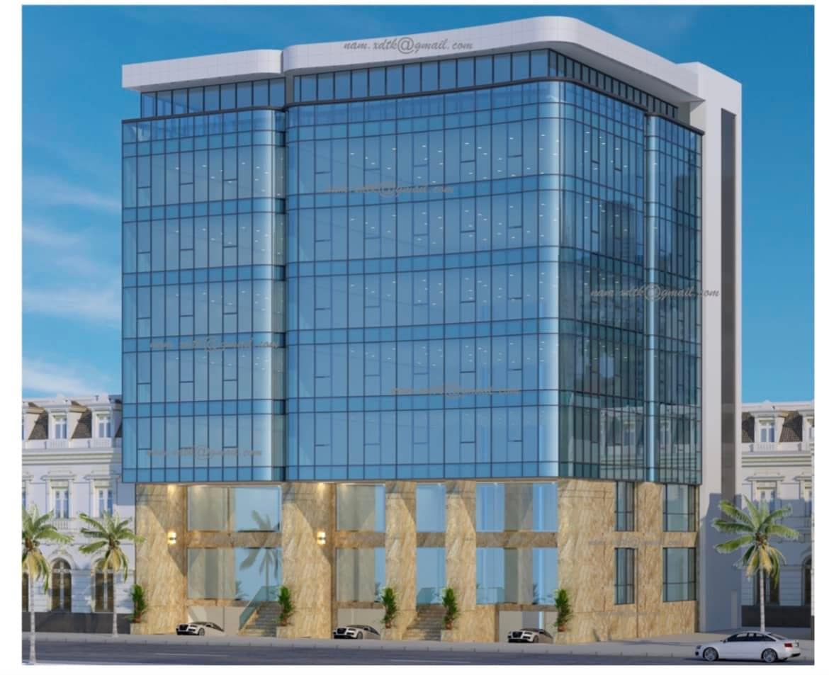 Tòa Văn Phòng 400M2 MP Hoàng Ngân Trung Hòa 9 Tầng Mặt Tiền 16M Lô Góc Có Hầm 220 Tỷ