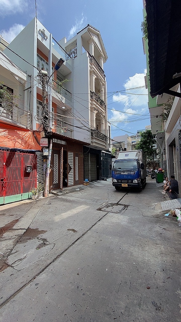 BÁN NHÀ HẺM 7M.XE TẢI TRÁNH.62M2.4TẦNG.7TỶ X. TÂN HƯƠNG. TÂN PHÚ