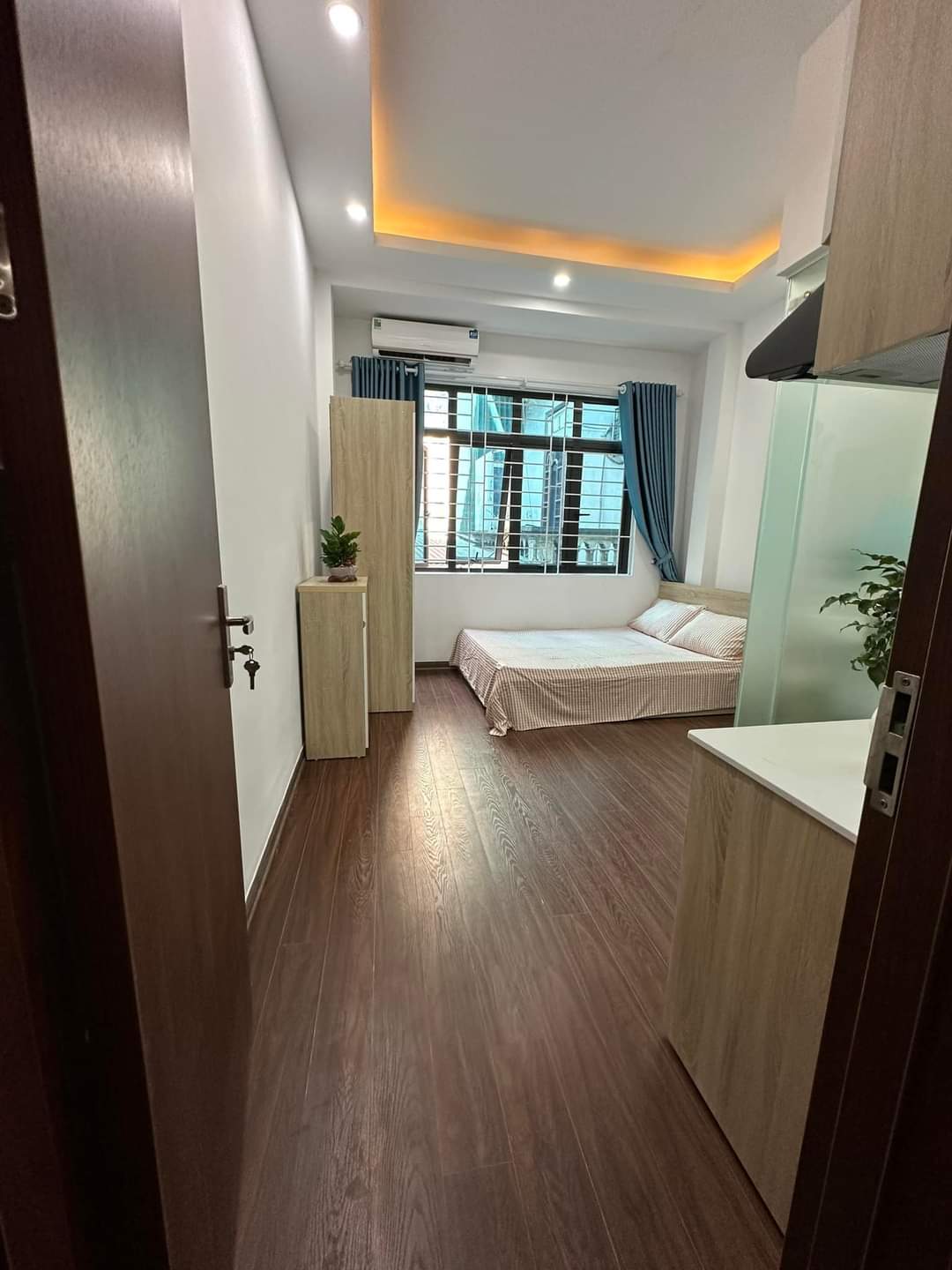 Bán chung cư mini Miếu Đầm; Lô góc; 15m ra oto; 9 phòng full nội thất; Dòng tiền 45 triệu/tháng; 45m2