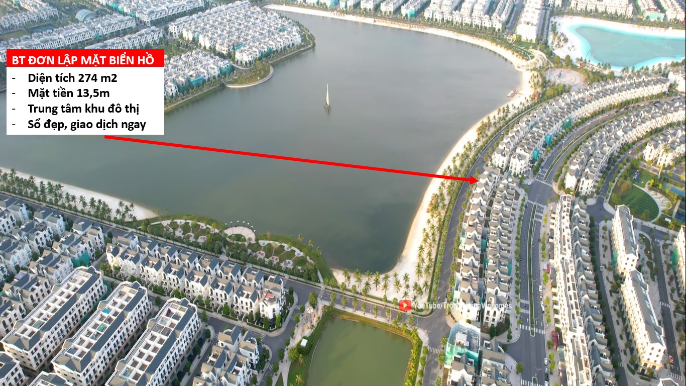Chính chủ gửi bán căn biệt thự đơn lập HA01 mặt hồ 24,5ha Vinhomes Ocean Park