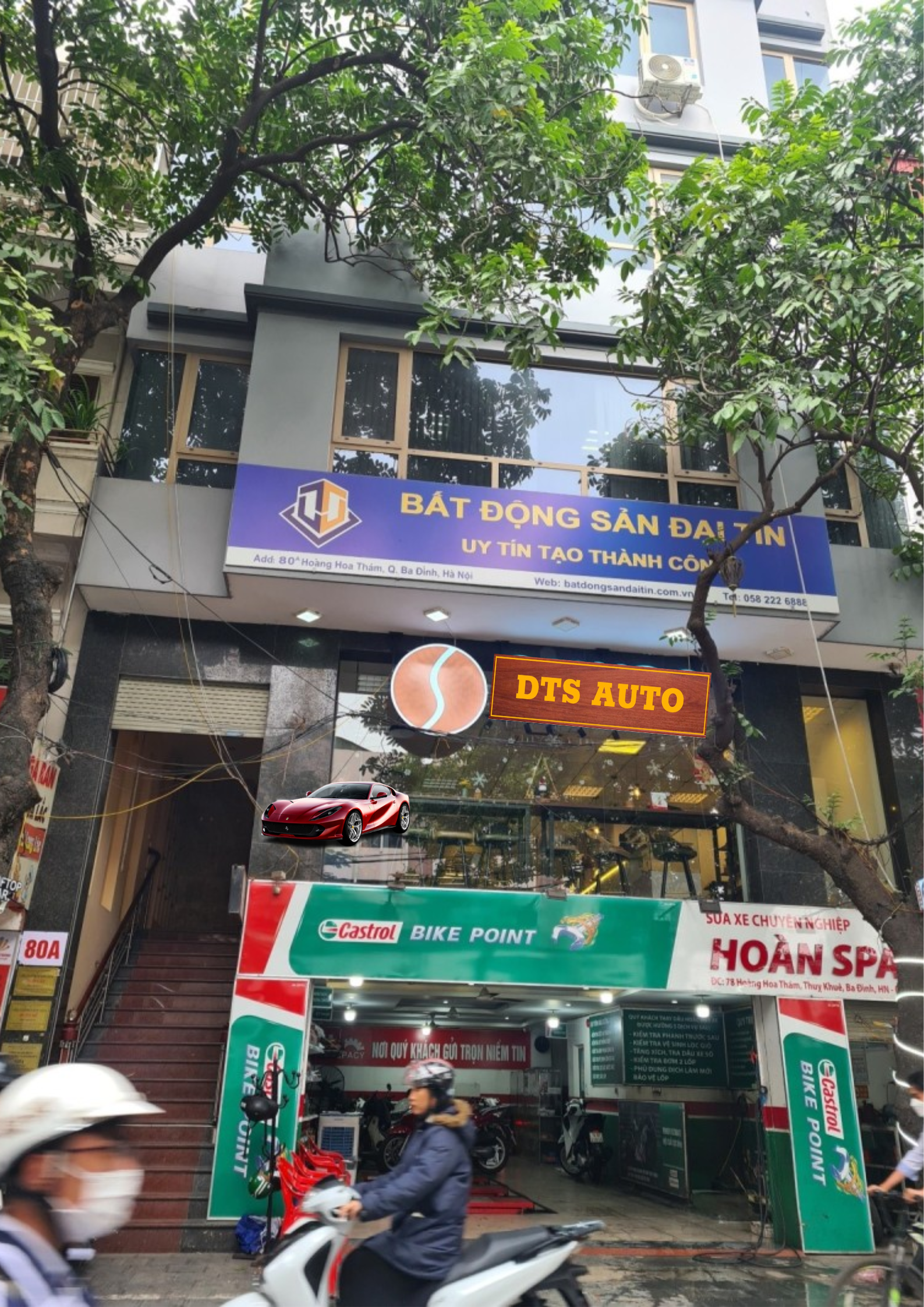 Bán nhà mặt phố Hoàng Hoa Thám, Ba Đình, 7 tầng 8m mặt tiền. LH: Địa Thủy Sư Trần Thọ