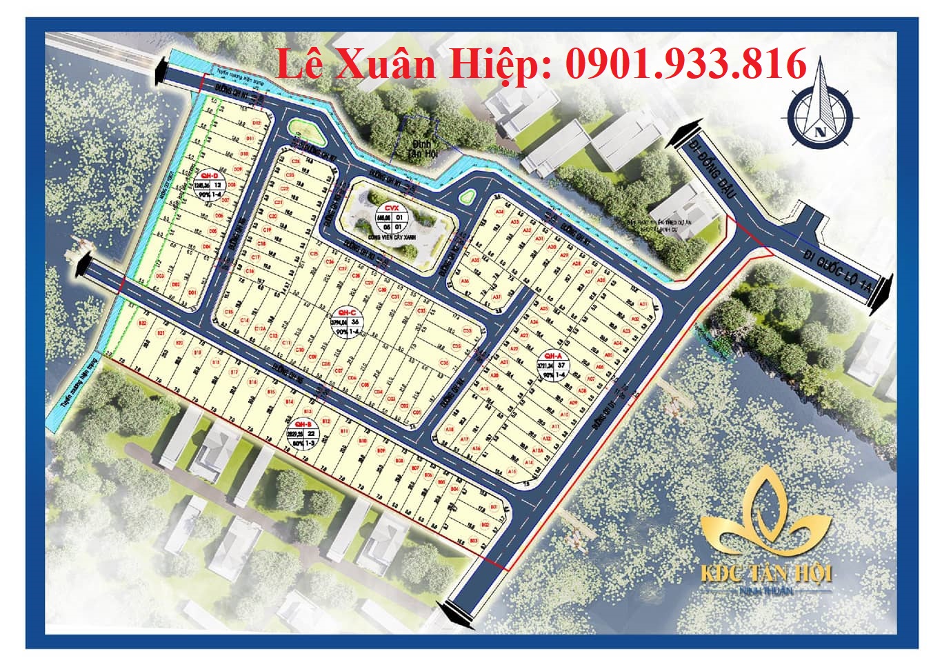 Cần bán nhanh lô đất 100m2 tại KDC Tân Hội - Thành Hải - Tp Phan Rang giá siêu tốt