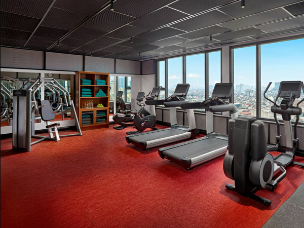 Phòng tập gym nhiều thiết bị tập luyện tại khách sạn Grand Mercure Hanoi khach-san-Grand-Mercure-ha-noi-1