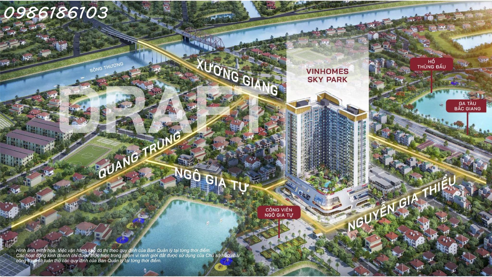 SIÊU PHẨM CĂN HỘ 1PN - DỰ ÁN VINHOMES SKY PARK - TỔ HỢP TOÀ THÁP CĂN HỘ & TTTM HIỆN ĐẠI BẬC NHẤT BẮC GIANG