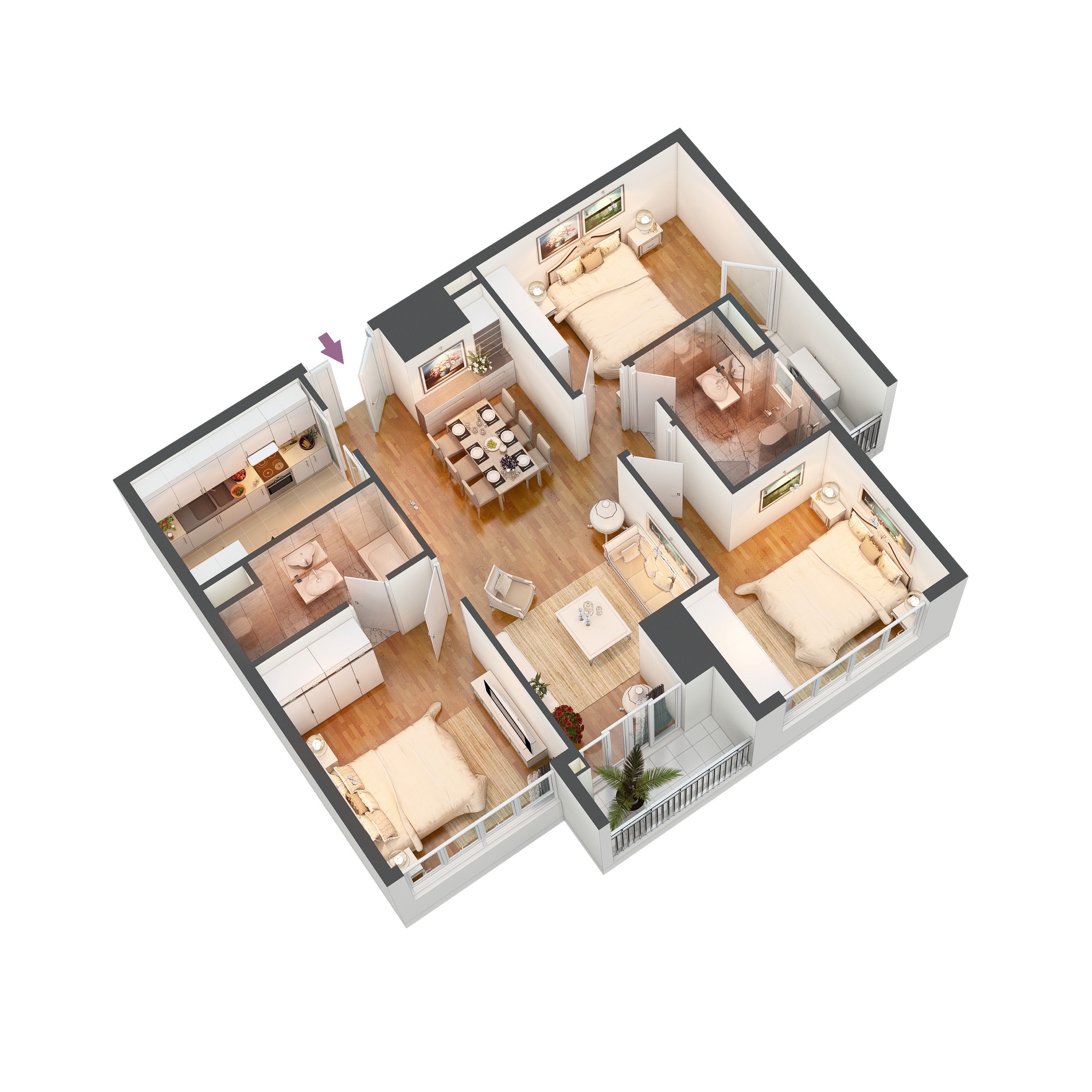 BÁN CĂN 3PN HỒ GƯƠM PLAZA - TẦNG ĐẸP/ THANH TOÁN TIẾN ĐỘ - BANK HỖ TRỢ 70%