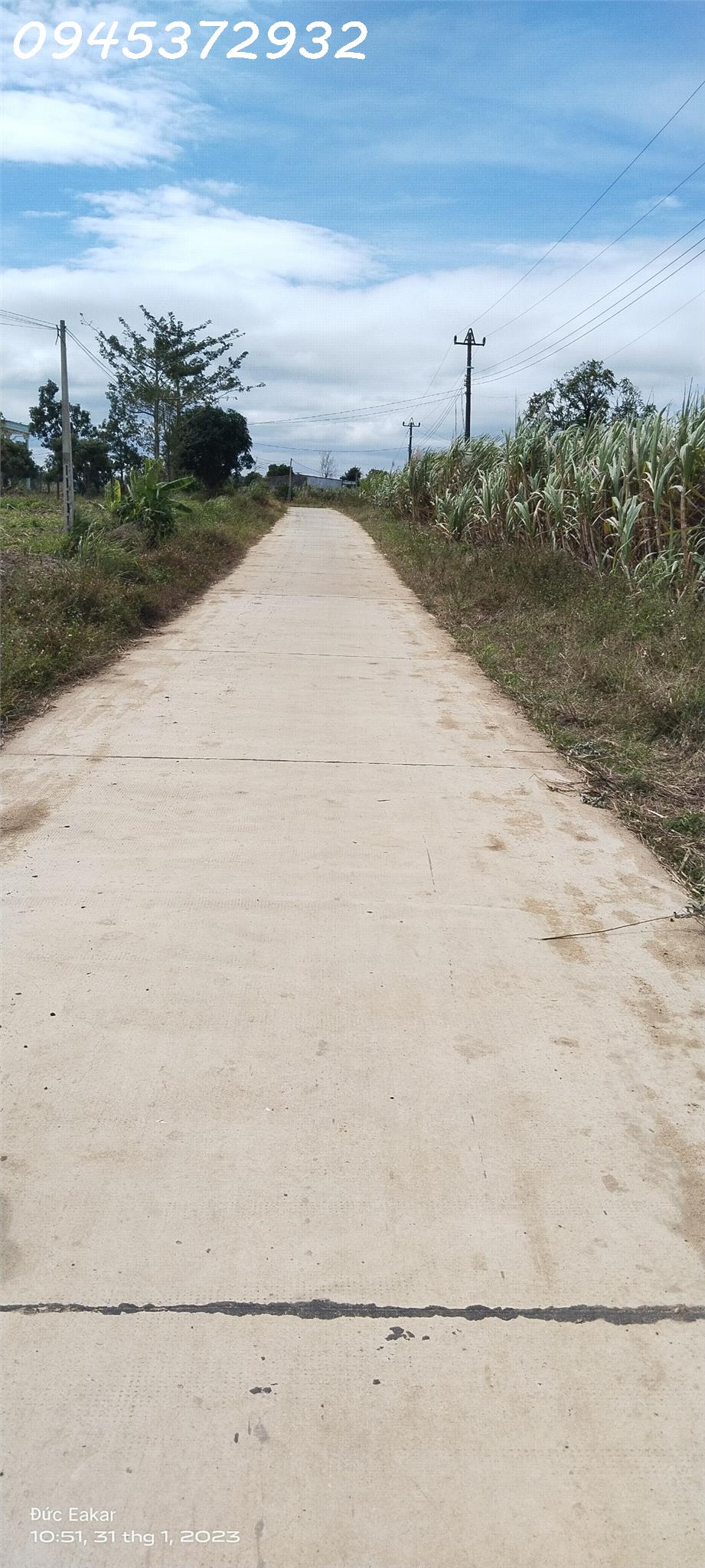 Bán đất Cư Prao-MaDrak - ĐakLak mặt tiền bê tông giá rẻ