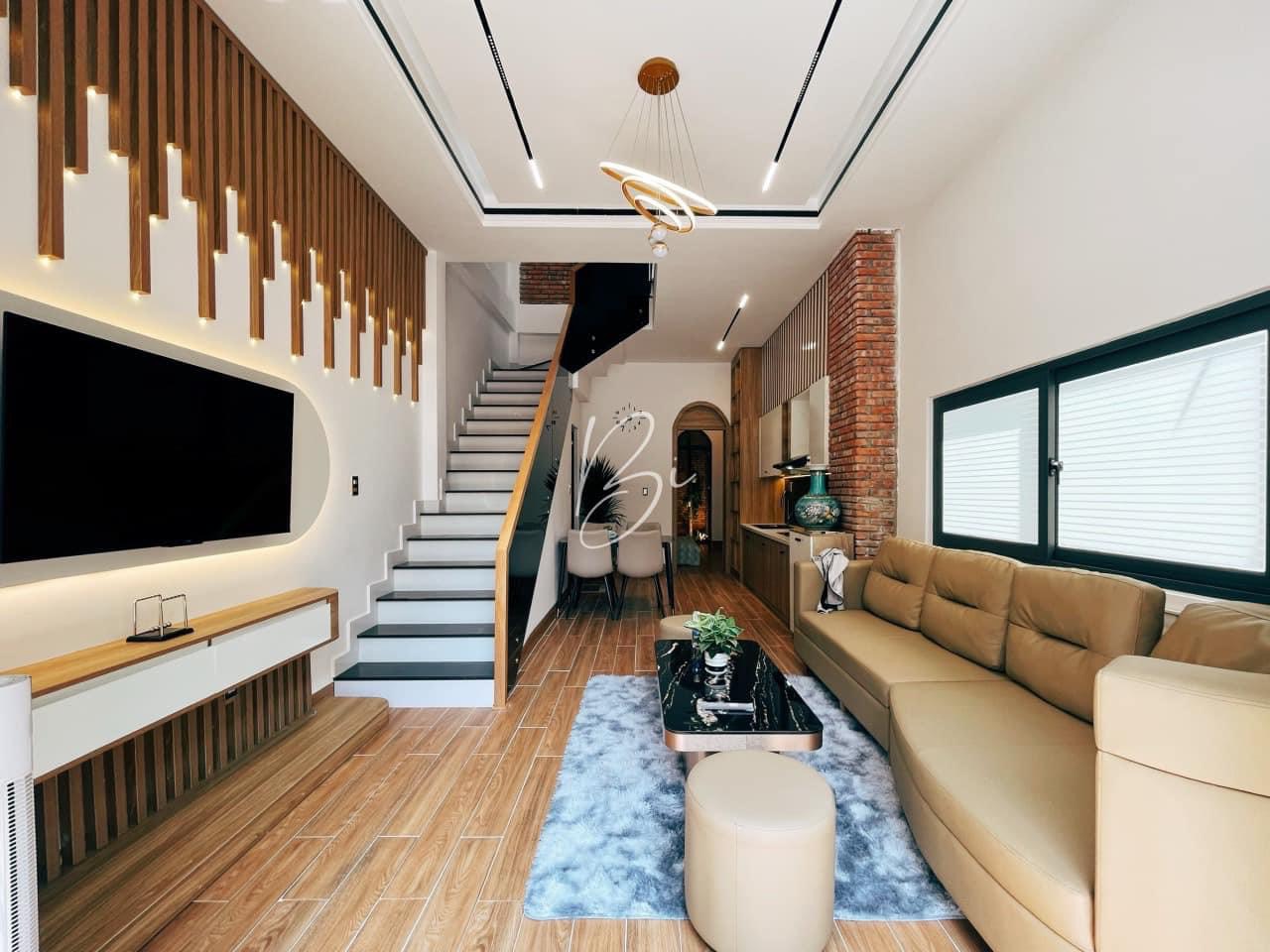 NHÀ 3 TÂNG MT HẢI SƠN GIÁ RẺ NHƯ NHÀ KIỆT FULL NỘI THẤT CAO CẤP