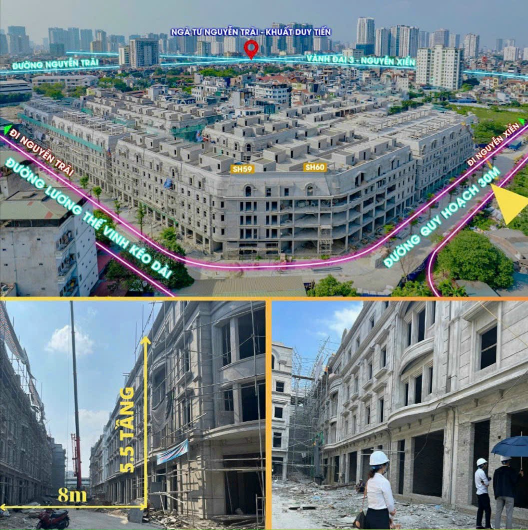 Shophouse dự án đường Lương Thế Vinh kéo dài, 93m2, 25.4 tỷ