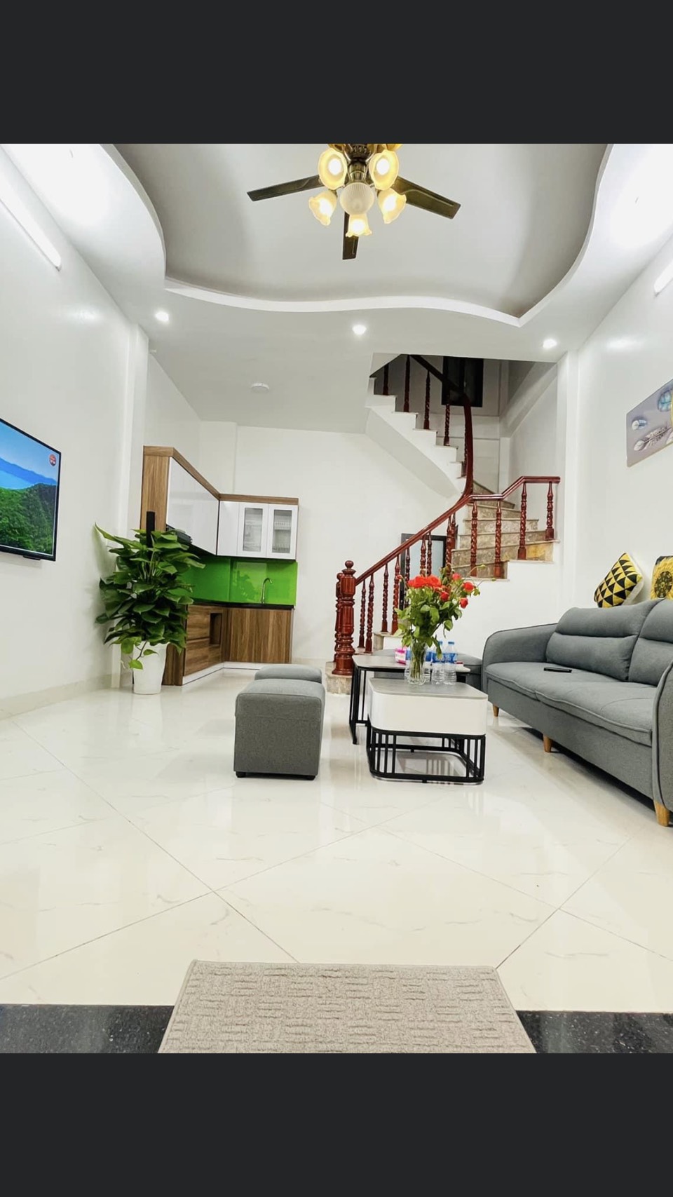 NHÀ 5 TẦNG - MT 4m NGAY NGUYỄN AN NINH - Ở SƯỚNG - CÁCH MẶT PHỐ VÀI BƯỚC CHÂN