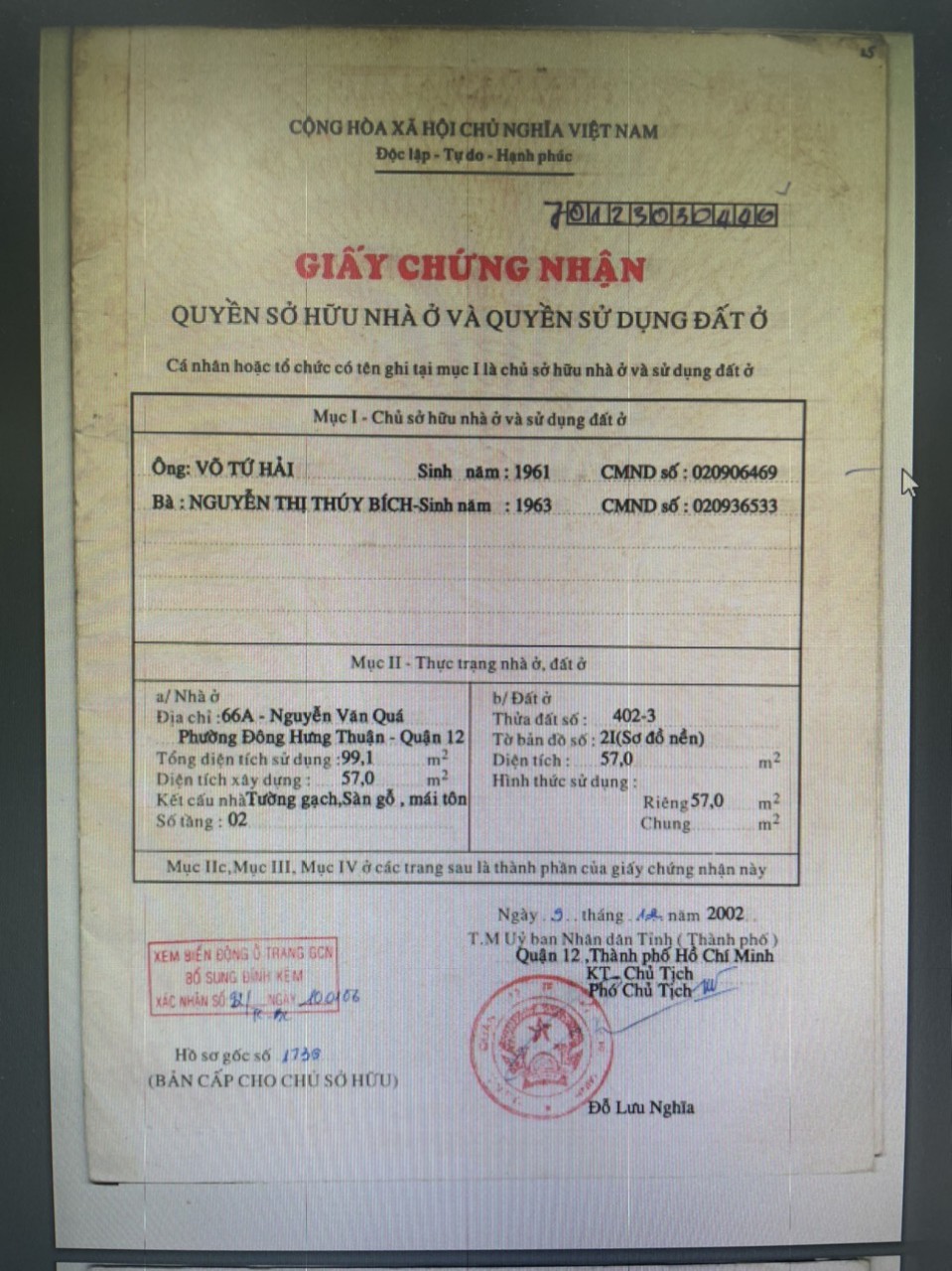 NHÀ NGAY ĐƯỜNG NGUYỄN VĂN QUÁ - PHƯỜNG ĐÔNG HƯNG THUẬN - QUẬN 12- Ở SƯỚNG - KINH DOANH ĐỈNH