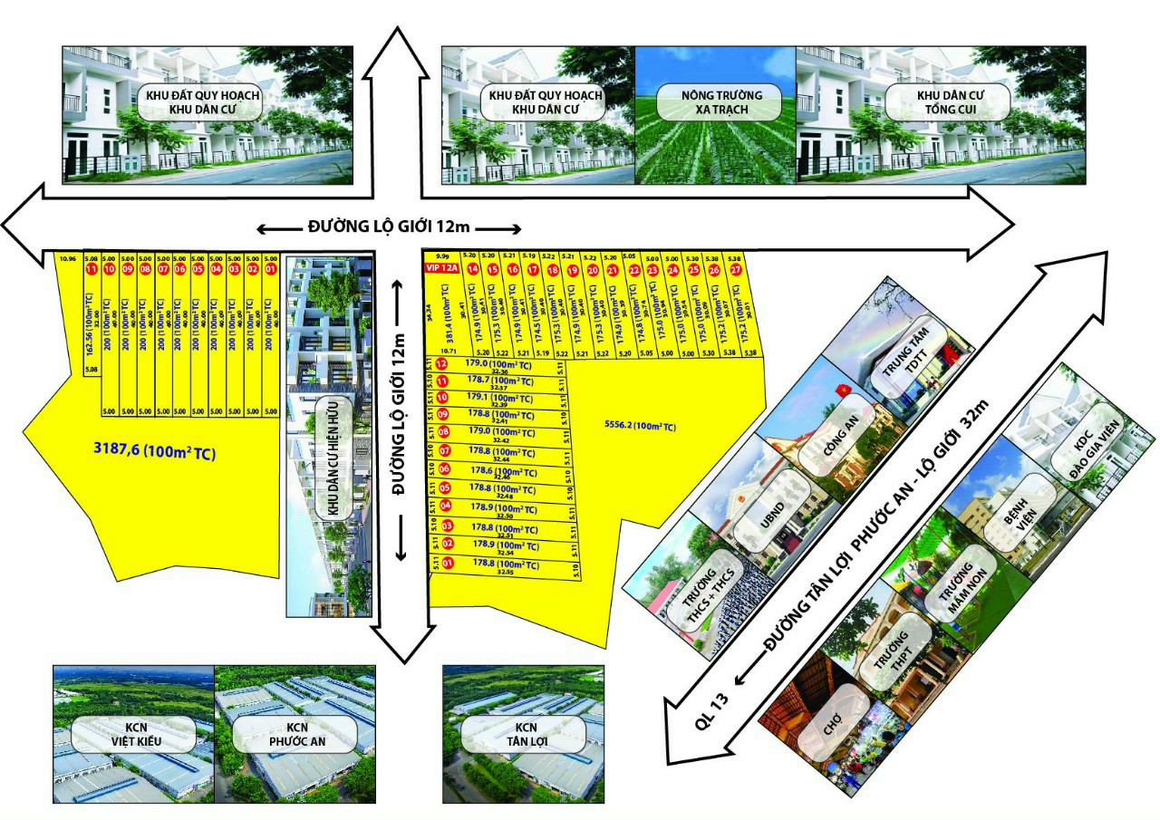 Đất nhà em bán có 3 đến 4tr /1m2. Còn đất người ta bán đã lên tới 15tr đến 20tr /1m2 rồi. Tại đường Tân Lợi, Phước An,