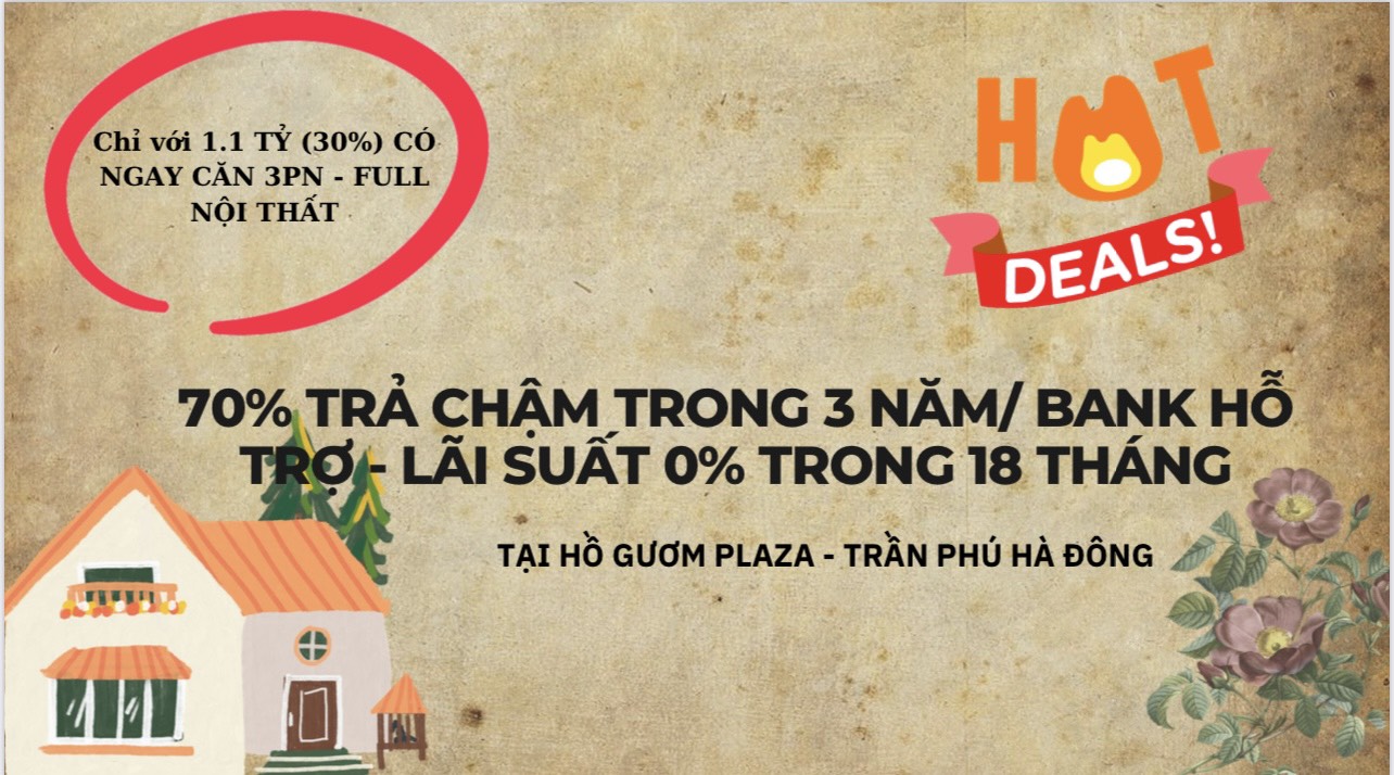 CÓ NGAY NHÀ Ở VỚI 30% KÍ HĐMB/ 70% CÒN LẠI TRẢ CHẬM TRONG 3 NĂM. BANK HỖ TRỢ - LS 0% TRONG 18 THÁNG