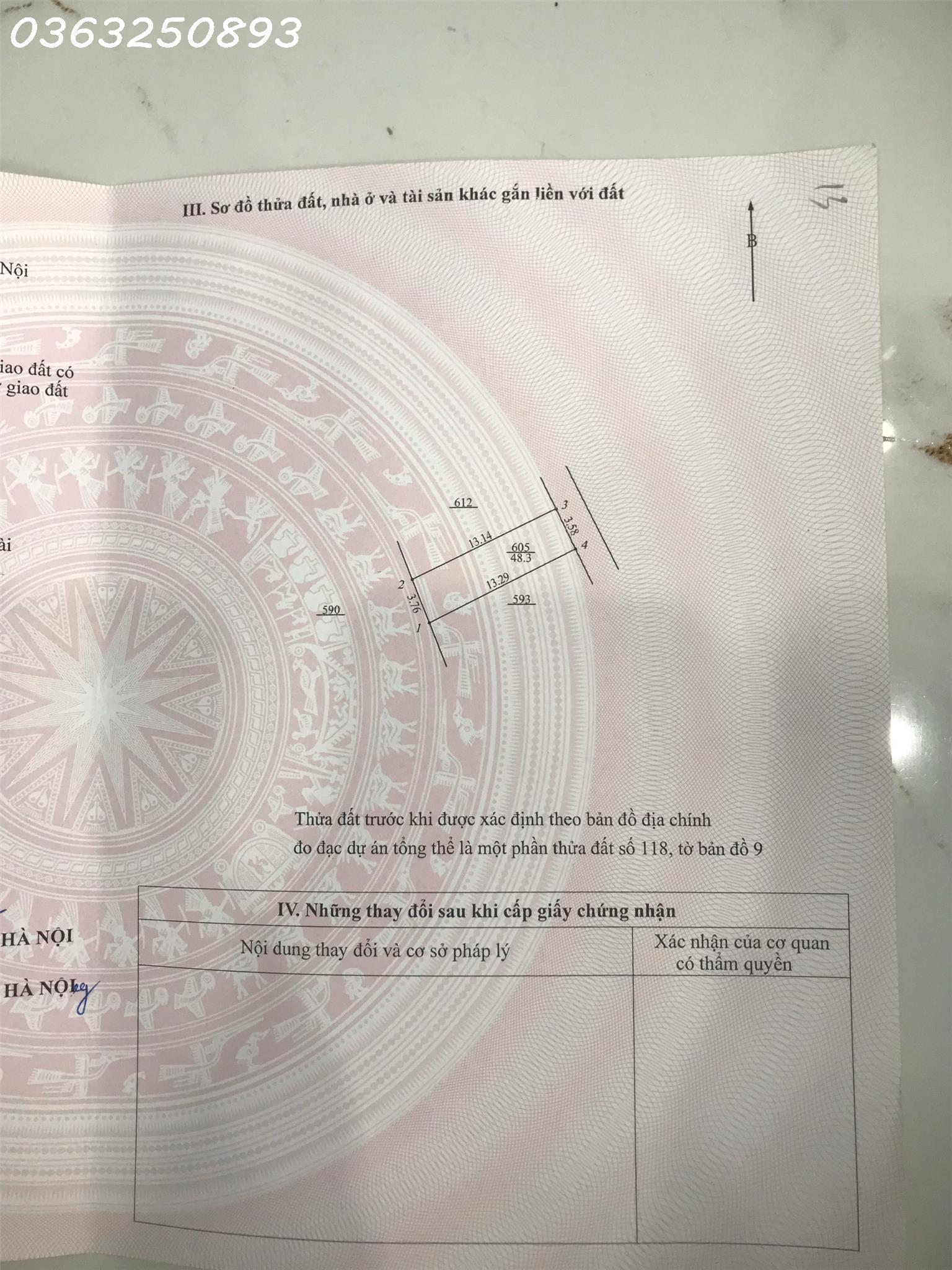 Chính chủ cần bán lô đất tại Hoài Đức, Hà Nội