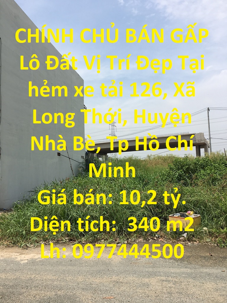 CHÍNH CHỦ BÁN GẤP Lô Đất Vị Trí Đẹp Tại HẺM 126, NGUYỄN VĂN TẠO