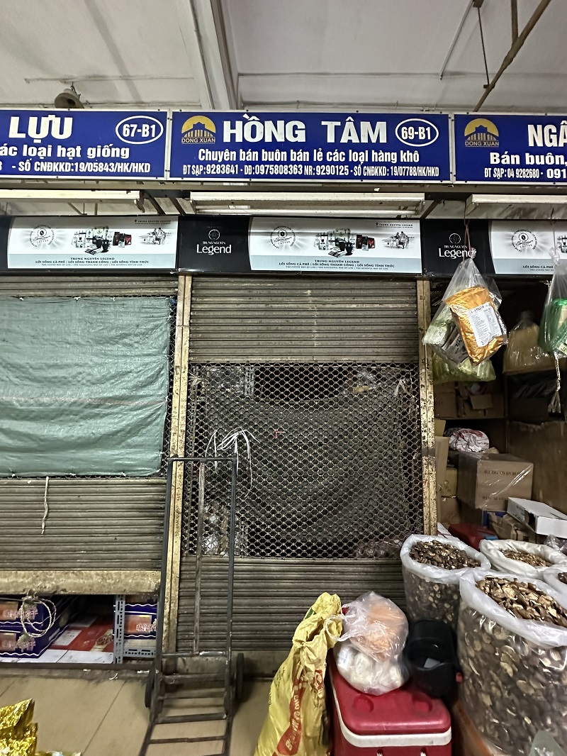 Cần sang nhượng lại Ki Ốt tầng 1 tại chợ Đồng Xuân, Hoàn Kiếm, Hà Nội.