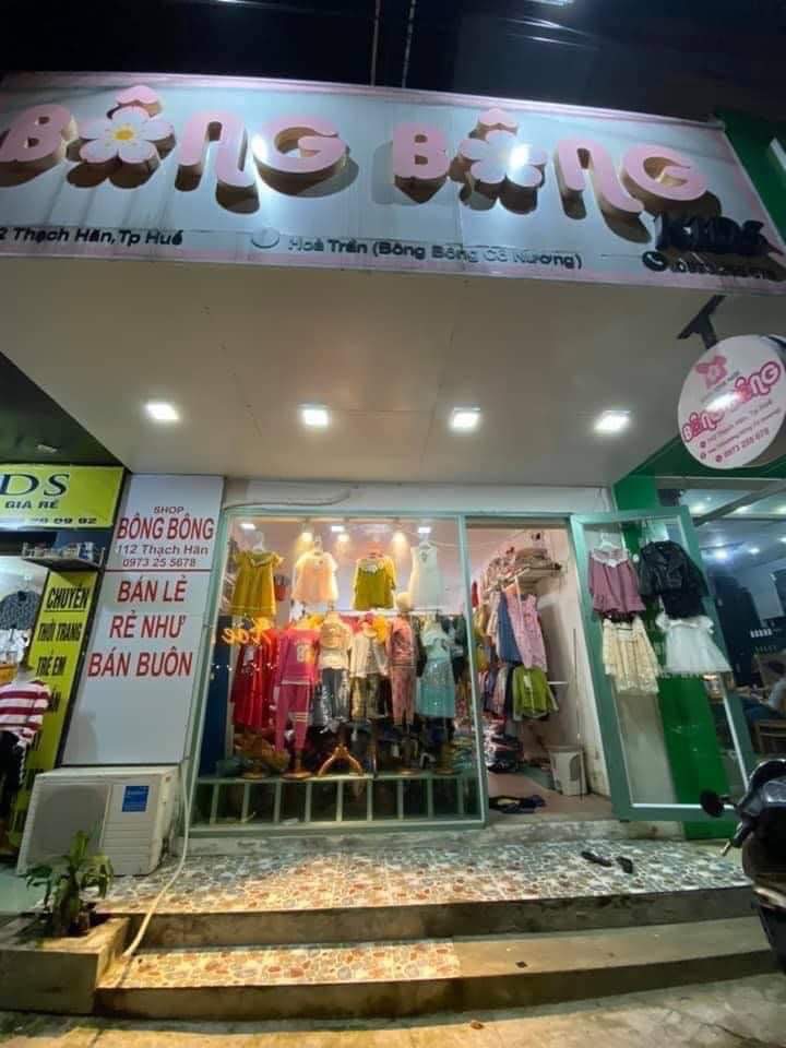 CHÍNH CHỦ CẦN SANG SHOP QUẦN ÁO TRẺ EMBÔNG BÔNG KIDS SHOP THẠCH HÃN, PHƯỜNG THUẬN HOÀ, TP. HUẾ